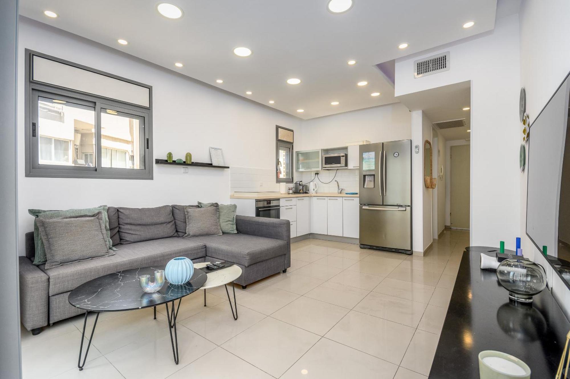 Very Nice 1 Bdr Apartment 2 Min From The Beach ! Tel Aviv Esterno foto